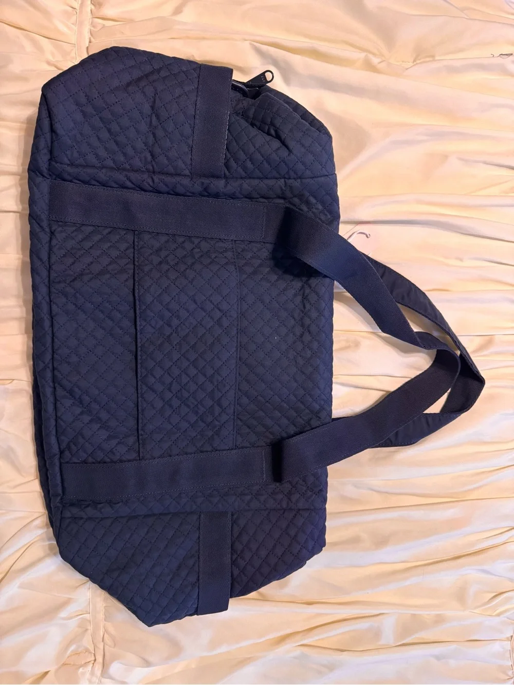 Bagsmart Quilted Navy Travel Duffel Bag